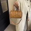 New niche design retro Boston bag women's trend handbag versatile fashion shoulder messenger bag