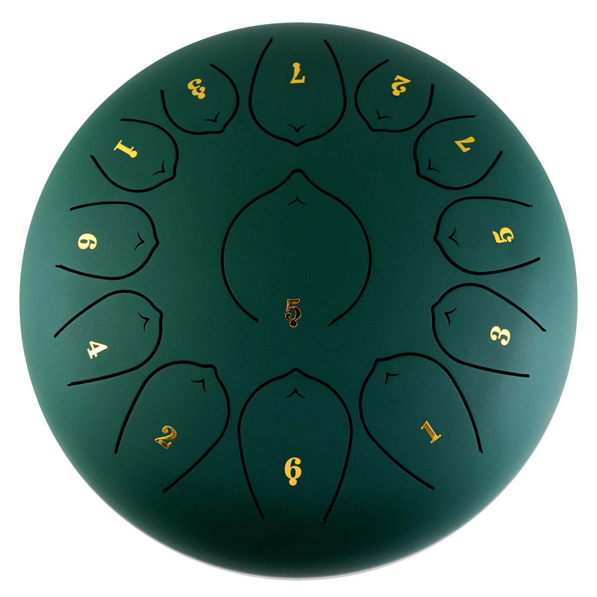 

Стальной барабан для языка: 12 с 13 санскритскими звуками, конструкция без пыли и стресса, доступна в цвете пустого барабана.