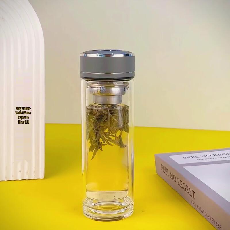 Shangqi Double-Wall Glass Tea Tumbler