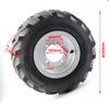 16x6.50-8 Tires with Hubs for Garden Carts, Lawn Mowers, Tractors, Wheelbarrows, Snow Blowers, Vans, Carts, Etc.