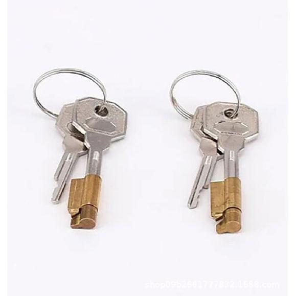 Accesorii de blocare pentru castitate pentru bărbați Blocare invizibil Blocare încorporată Blocare cu miez de cupru Cușcă pentru penis Rechizite pentru adulți