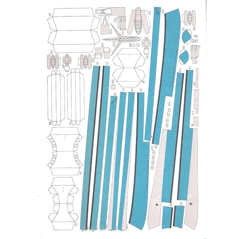 1/400 Scale Paper USS North Carolina BB-55 Ship Model Warship Figurine Military Model DIY Model Kit (Unassembled Kit)