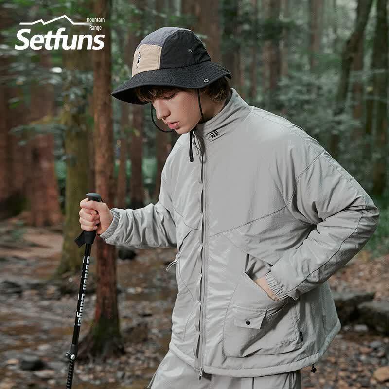 Unisex Outdoor Waterproof Reversible Fleece Jacket L