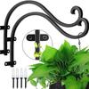 Heavy Duty Hanging Plant Brackets 12/16In Flower Basket Hooks Outdoor Wall Mount  Outdoor Use