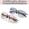 Lunettes de lecture multifonctionnelles pour hommes et femmes Progresives 3 en 1 pour la vision de près et de loin Presbytie Lunettes de soleil d'extérieur Dioptries