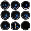 52mm Digitalanzeige mit blauem Hintergrund Ladedruck PSI BAR Öldruck Öl Wassertemperatur Voltmeter Drehzahlmesser RPM-Anzeige mit Warnleuchte