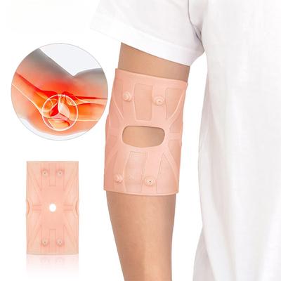 1 Stück Silikongel-Magnetotherapie-Ellenbogenorthese, Kompressions-Stützmanschette zur Linderung von Gelenkschmerzen, Sehnenscheidenentzündung, Tennisellenbogenorthese