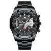 VA VA VOOM Watches for Men Luminous Quartz Watches South East Asia Sports Leisure Steel Belt Watches Sports