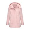 Winter Abnehmbare Winddichte Warme Wanderjacke Damen Lässiger Wasserdichter Shell-Mantel Baumwolljacke