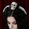Halloween Headband with Dark and Rose Hair Accessory for Party Costume