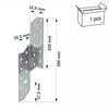 Rafter-purlin connector SPF290L 290mm Left (1)