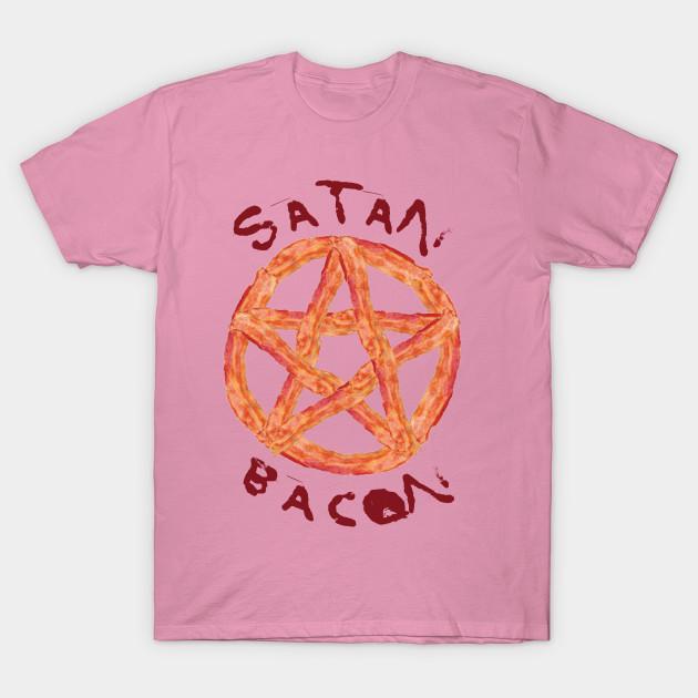 Dámské tričko Satan Bacon Harajuku potisk Kawaii tričko Léto Krátký rukáv Dámské tričko Top