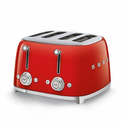 Toaster Smeg Red TSF03RDEU