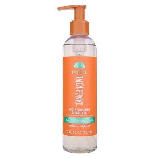 Tree Hut Moisturizing Shaving Oil Tangerine 7.7 fl oz Gel-to-oil formula ultra-moisturizing barrier adherence smooth suitable all skin types