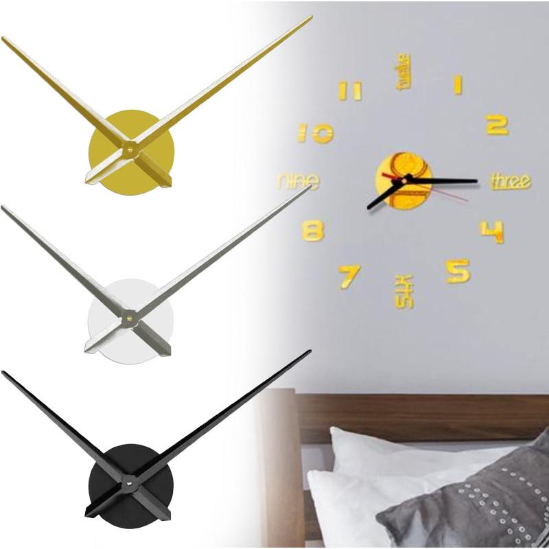 Clock Large Diy Needles Quartz Hour Hands Accessories 3d Wall Clock Home Decor