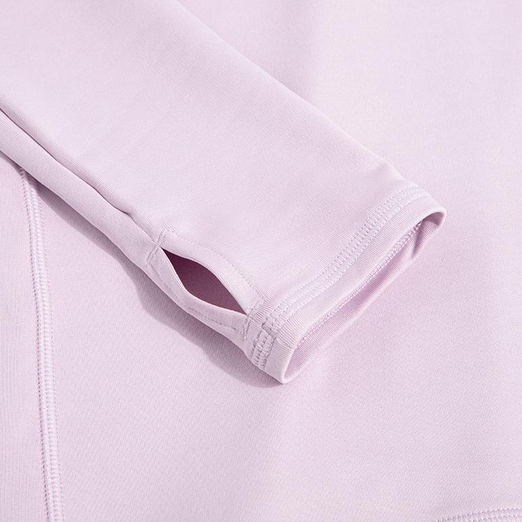 Under Armour Einfarbiges Sportliches Freizeit-T-Shirt mit Hohem Kragen Damen Tops Rosa 1373965-694