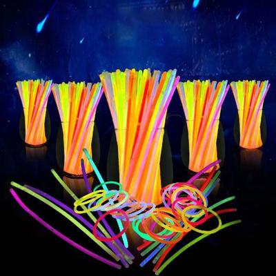 1 Set leuchtendes dekoratives Stick-Kit, umwandelbares tragbares, aufregendes Zubehör für leuchtende, nächtliche Spaß-Stick-Spielzeuge