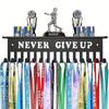 Metal Award Display Shelf With Wall Hook For Trophy And Medal Organization In Offices