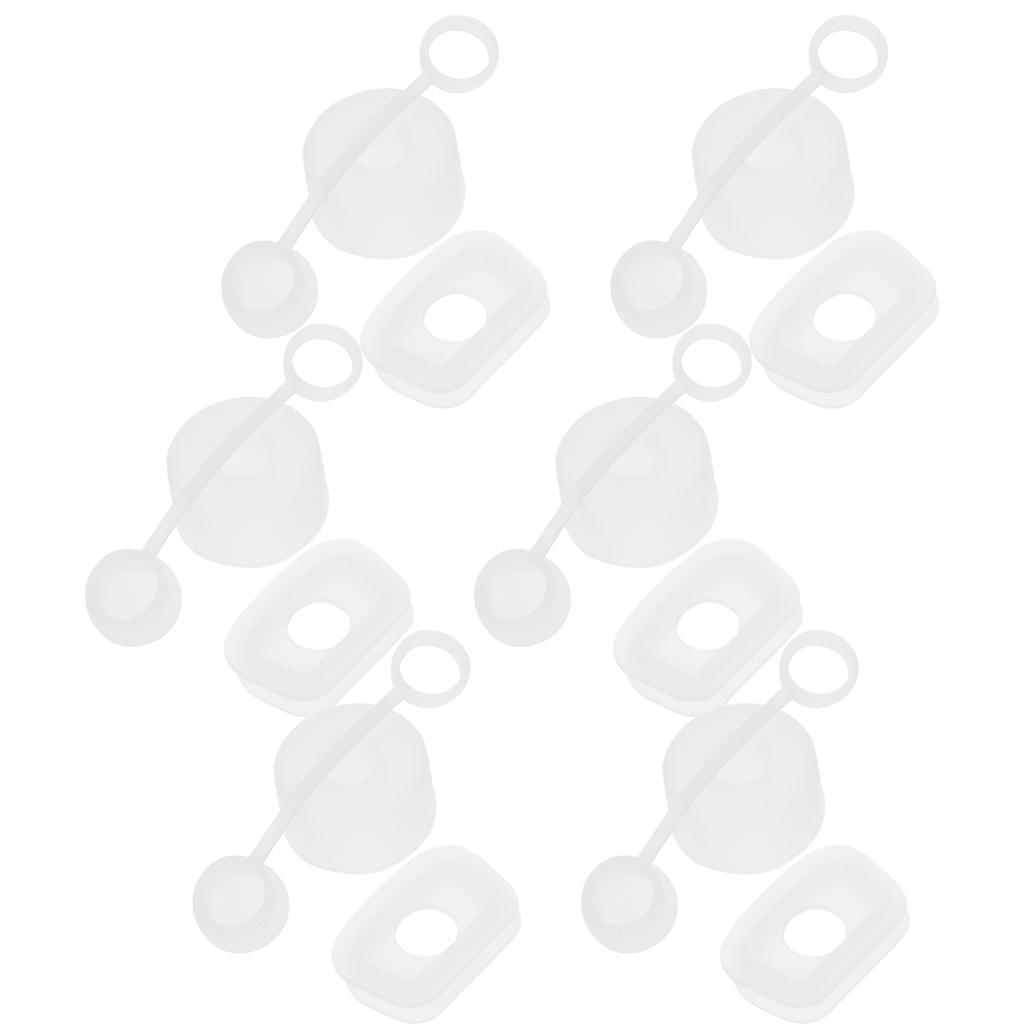 1 set Spill Proof Stopper For Belly Bottle Silicone Leak Resistant Cap Replacement Easy Install Flexible Seal Practical