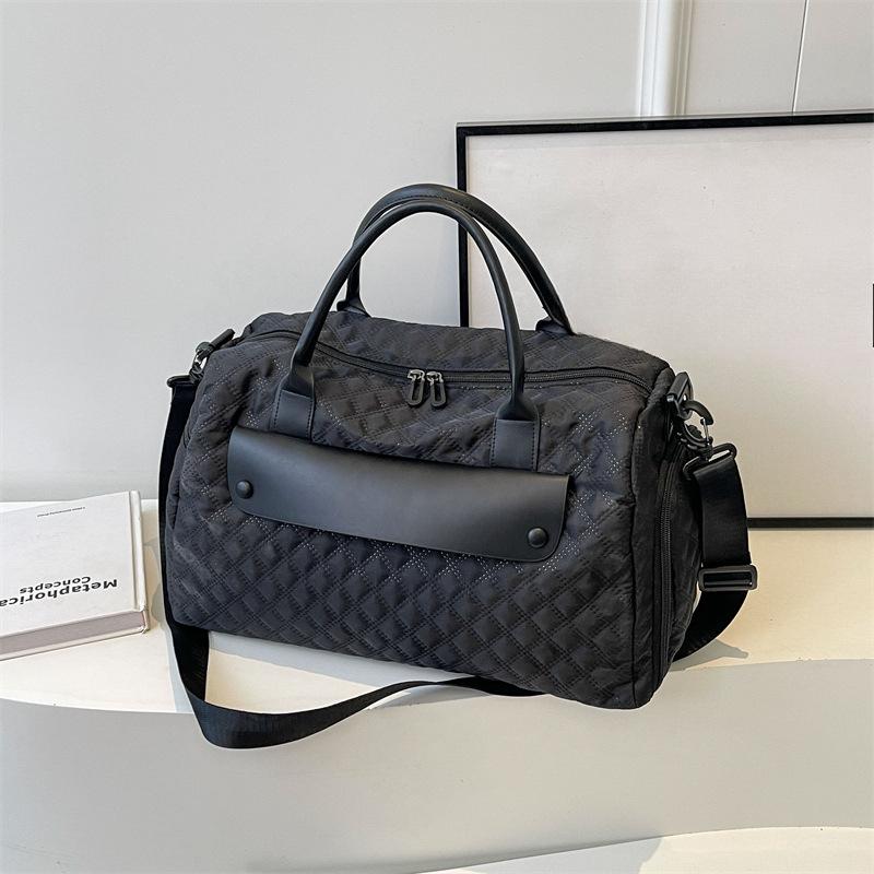 Lingge Fitness Bag Dry Wet Separation Swimming Storage Bag Women's Luggage Bag Lightweight Short Travel Bag Crossbody Big Bag Bag