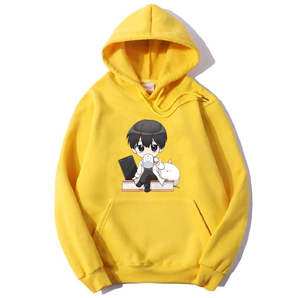 Omniscient Reader Korean Manga Hoodies Print Clothes for Winter Fleece Soft Long Sleeve Sweatshirts Women Cartoon Graphic Hoodie
