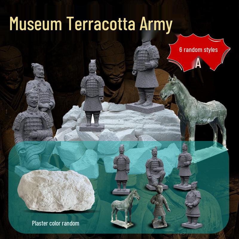 DIY Terracotta Army Excavation Toy - Children s Educational Kit