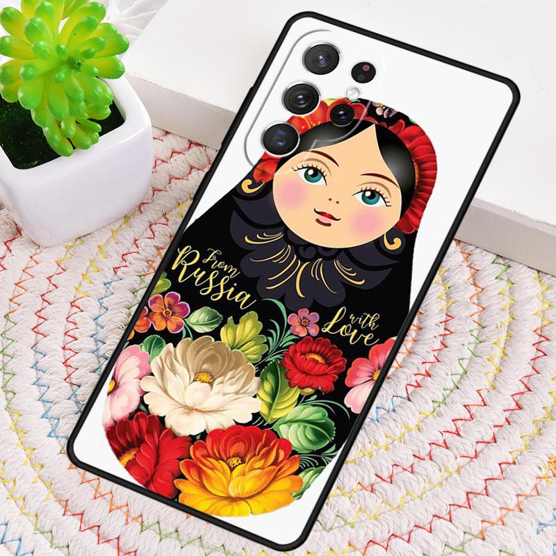 Russian Nesting Doll TPU Phone Case For Samsung Galaxy note 10 pro S26 S25 S24 S23 S22 Ultra Plus S21 FE S20 Shockproof Cover