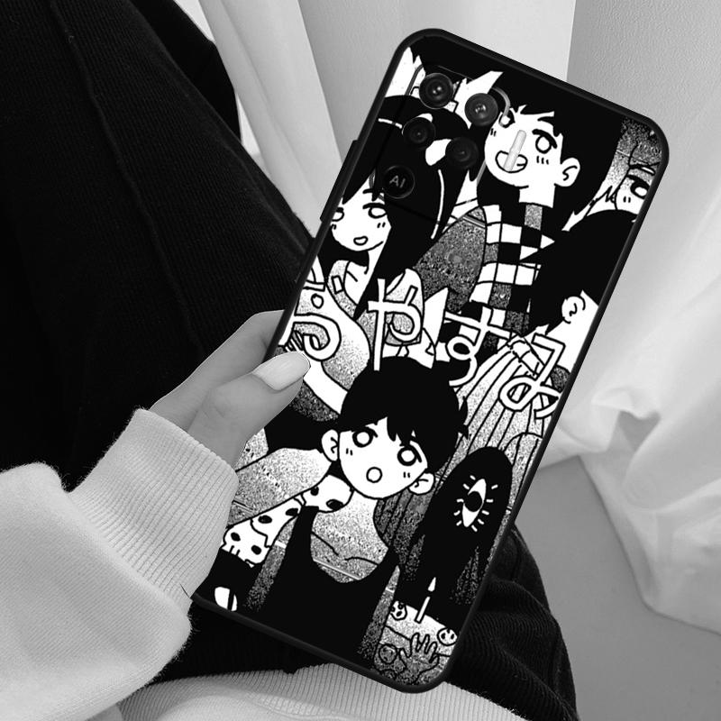 Omori Game Case For OPPO A54 A74 A94 A83 A91 A93 A5 A9 A31 A53 2020 A15 A52 A72 Find X5 X3 Pro Cover