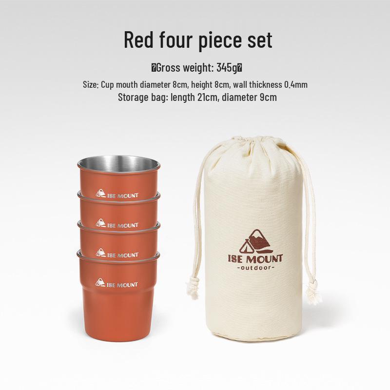 304 Stainless Steel Multi-Purpose Outdoor Cup: Ideal for Camping, Beer, Coffee, Water, and Beverages