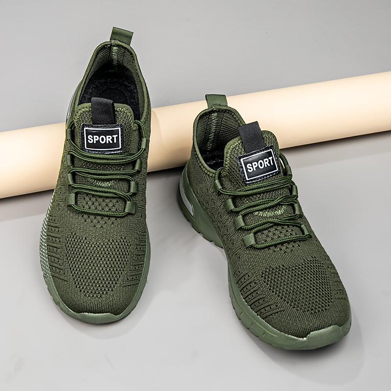 Fashion Men's Running Shoes Fitness Shoes, Anti Slip Tennis Exercise Walking Sports Casual Lightweight Breathable Mesh Shoes Designer
