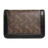 New COACH Hero Canvas With Leather Shoulder Bag, Crossbody Bag Trumpets Women's Dark Brown & Black C8440-B4SI1