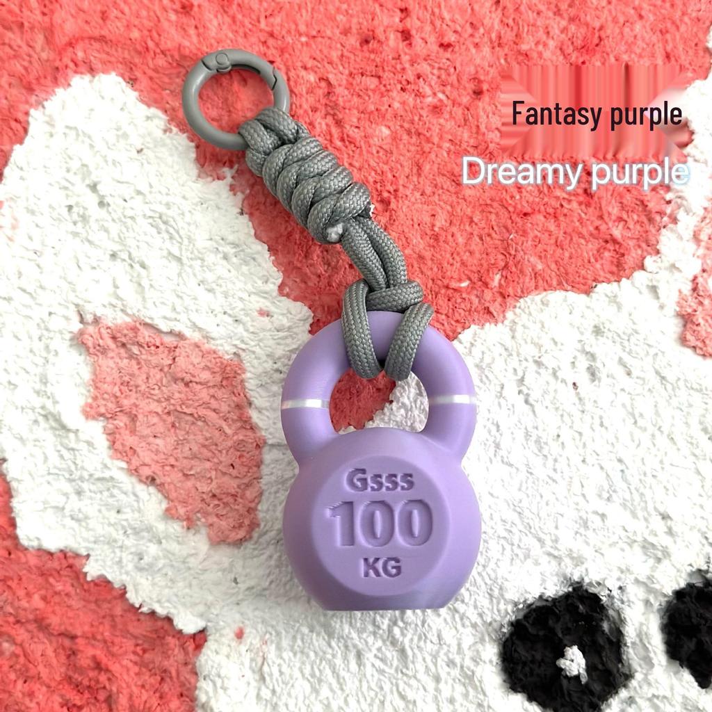 Lover 03 Kettlebell Accessories: 3D Fitness Keychain Bag Charm Pendant