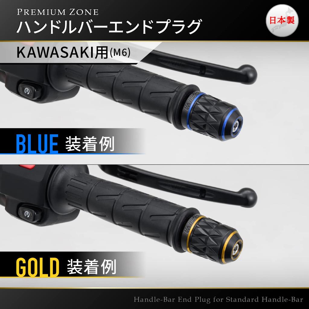 Daytona PREMIUM ZONE Motorrad Lenkerenden für Kawasaki KIRIKO Aschsilber 37727 (M6)