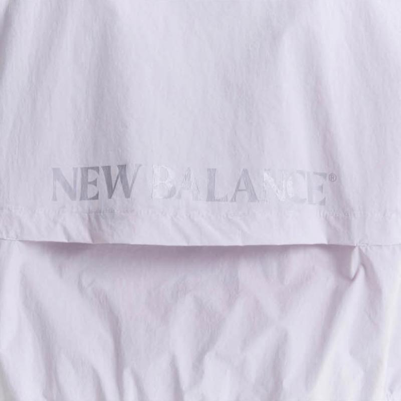 New Balance Jacket Rqk Nbnme2w412 70 Women Lightweight Semi Crop Stand Neck Wovenza