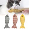 Cat Fish Toy Cat Scratcher Catnip Toy Interactive Simulation Fish Cat Mint Fidget Toys Stuffed Playing Toy for Cat Kitten