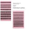 Individual Eyelashes DIY Realistic Synthetic Fibre Lightweight Strong Adhesive Cluster Eyelash Extensions 001
