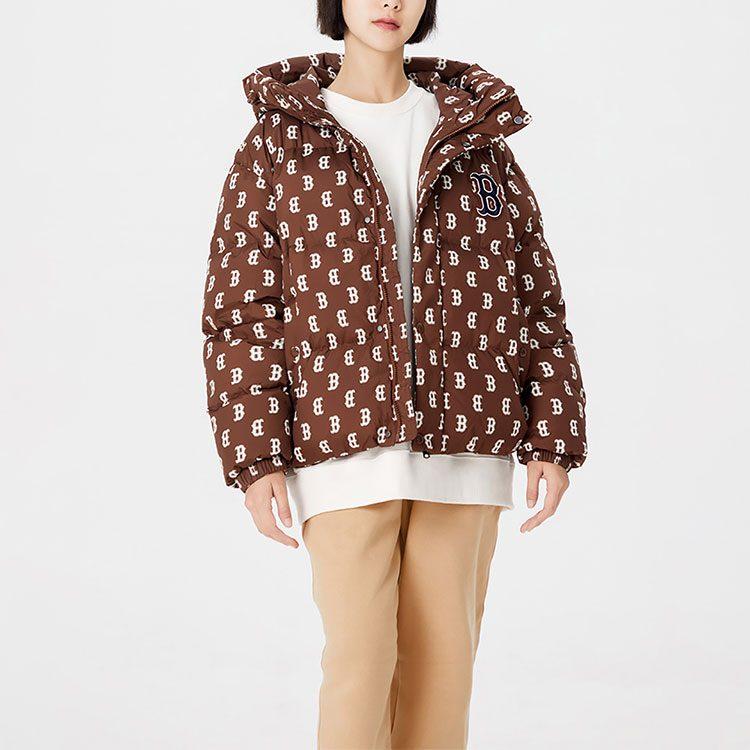 MLB Down Jacket Unisex Dark Brown 3ADJM0326-43BRD