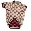Designer Pet Turtleneck Knit Cardigan Stretch Dog Sweater French Bulldog Corgi Schnauzer Small Medium Dogs Fall