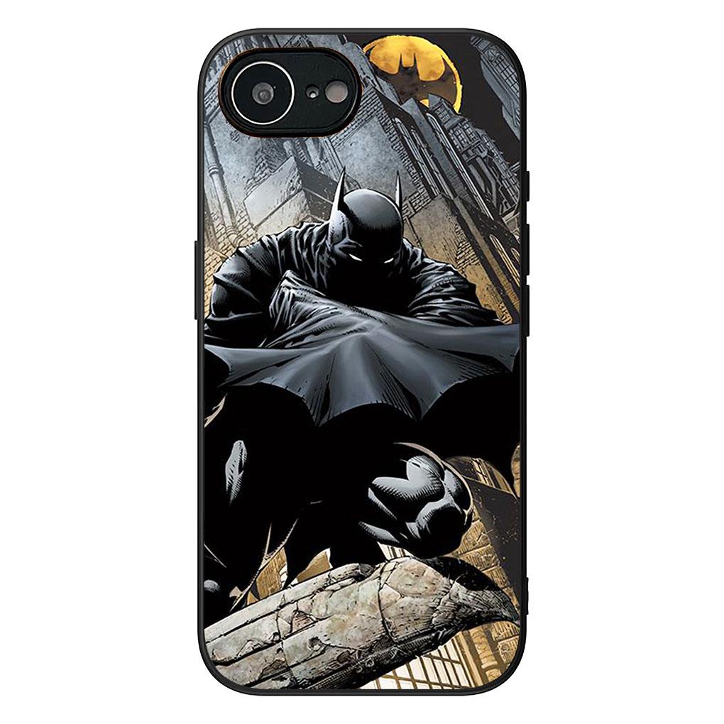 Batman Bruce Wayne DC Comics Bat Man Phone Cover for Apple iPhone 17 16 14 15 Pro Max Plus 15+ 16E XR ProMax Air 16+ Soft Case