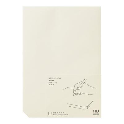 Midori MD Memo Paper Pad 15235006 A5, Unlined,