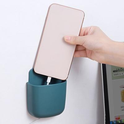 Yousheng Wall Mounted Storage Box Strong Load-bearing Simple Installation Multi-Function Phone Holder Remote Control Storage Organizer Case