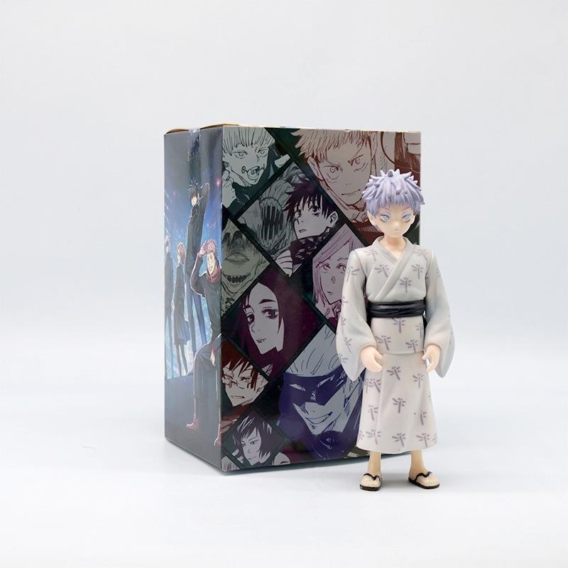 17Cm Jujutsu Kaisen Gojo Satoru Gk Anime Figures Computer Desktop Ornament Doll Model Boys' Trendy Toys Collectible Gift