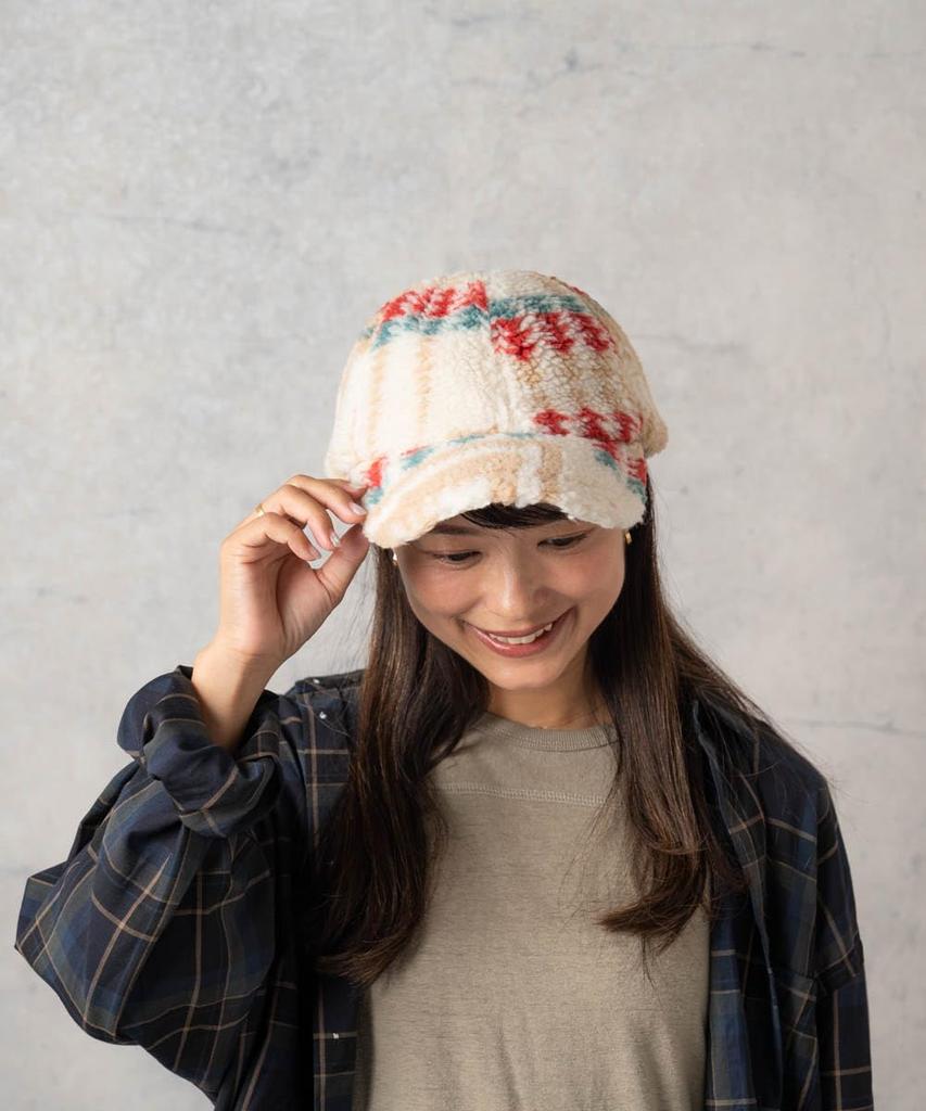 PENDLETON BOA CAP Boa Cap Hat Winter Autumn Camping Warm Cold Protection Cold Protection Item Size Fits All Circumference [Nakota] Women's Men's [One