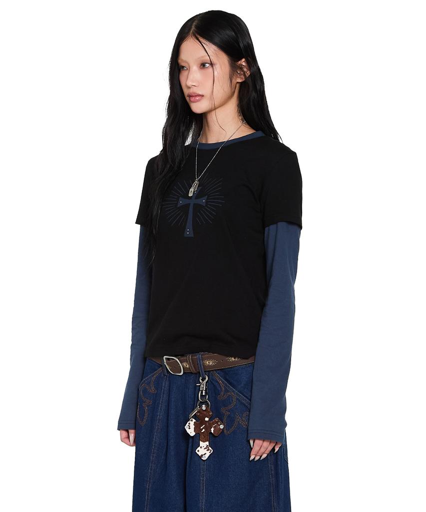 AAKAM Wings Layered Long Sleeve (Black)
