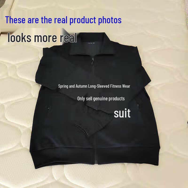 

Jimo Men s Long Sleeve Quick-Dry Fitness Suit 180/100