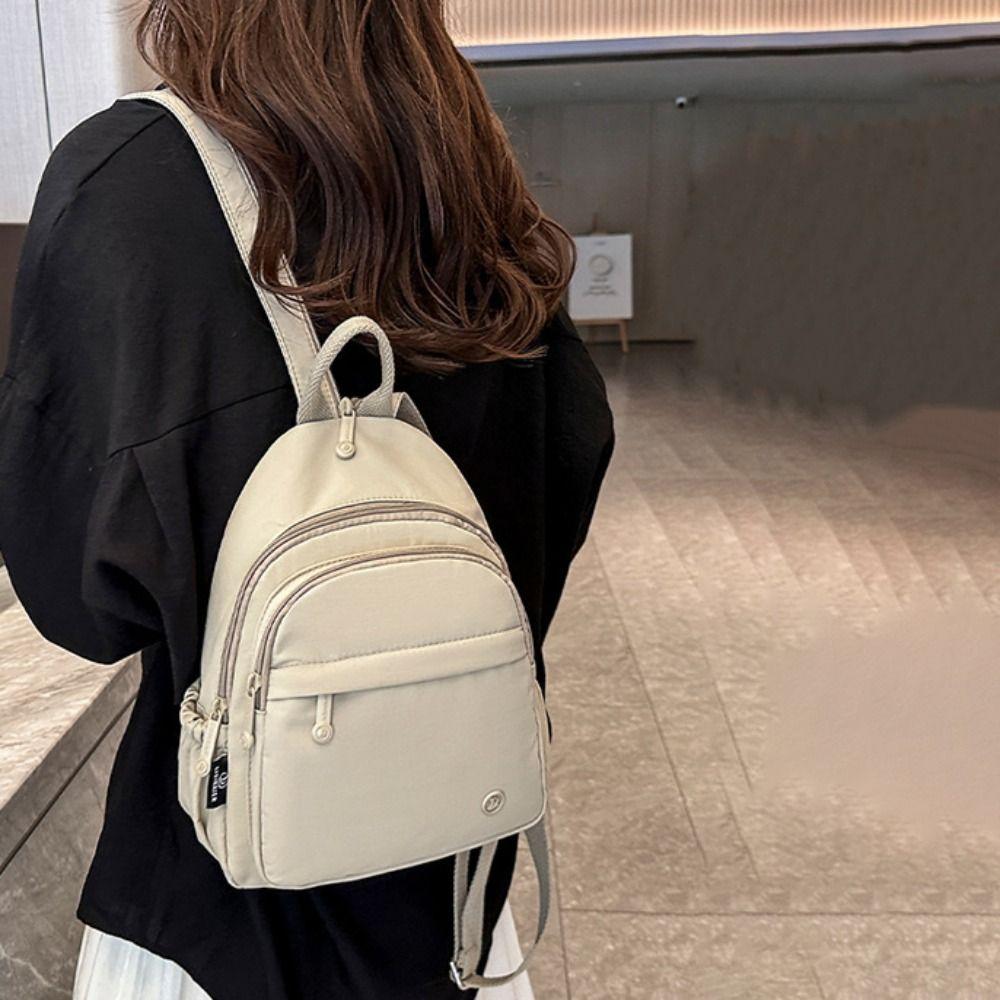 Waterproof Multipockets Casual Backpack Lightweight Minimalist Commuting Backpack  Unisex