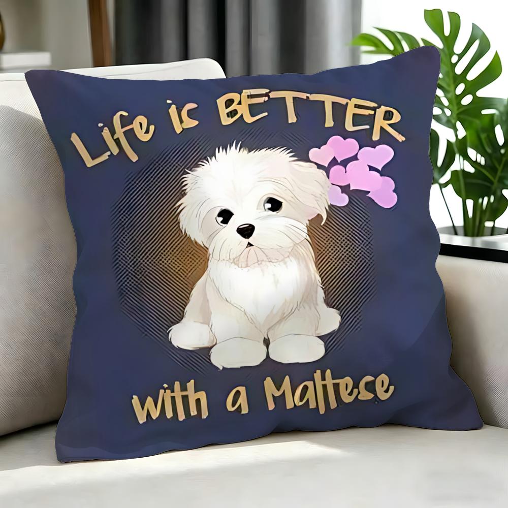 Cartoon MMint Puppyed Cushion Cover Cushion Cover Set Pcs x x x Pillowcase Decorative Sofa Home Decor
