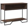 VidaXL Console Table Brown Oak 100x35x74.5 Cm Engineered Wood 848533