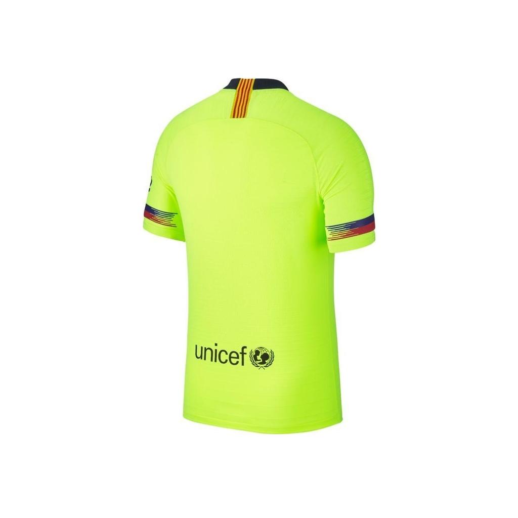 Nike FC Barcelona Vapor Match Away Jersey 2018/19 Letter Brand Logo Print V-Neck Pullover Short Sleeve Football Shirt Men Jersey 918912-702