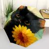 1pc Cat Flower Automatic Open/Close Umbrella with Folding feature Compact Travel Umbrella, Lightweight design, for Commuting, Business132